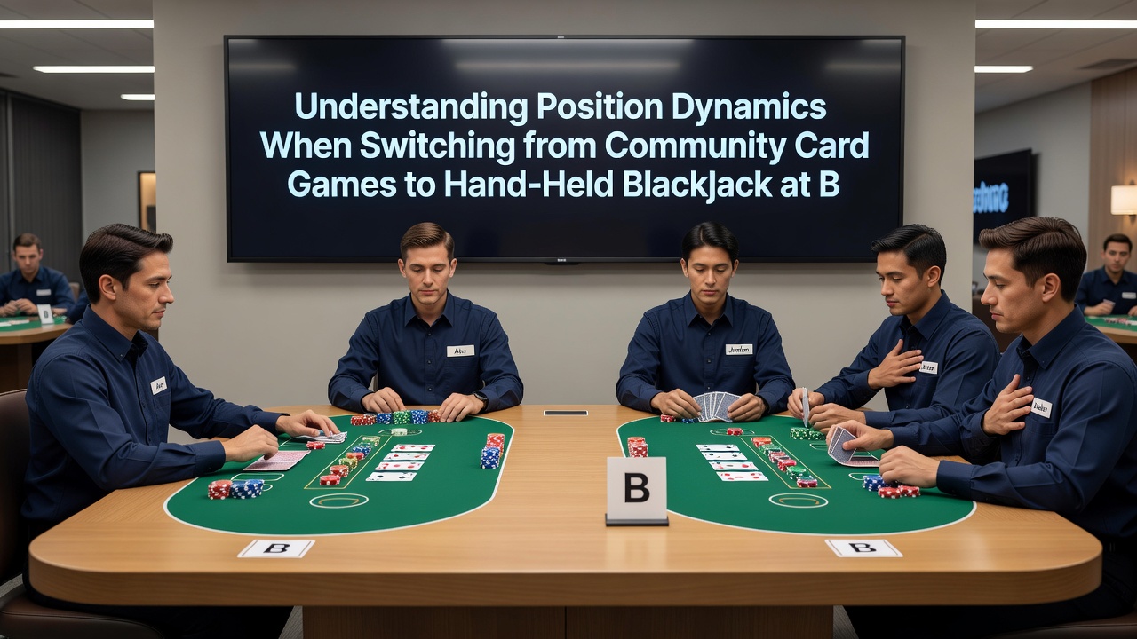 Close-up view of a hand-held blackjack table highlighting seat numbers and dealer reach zones in a land-based casino